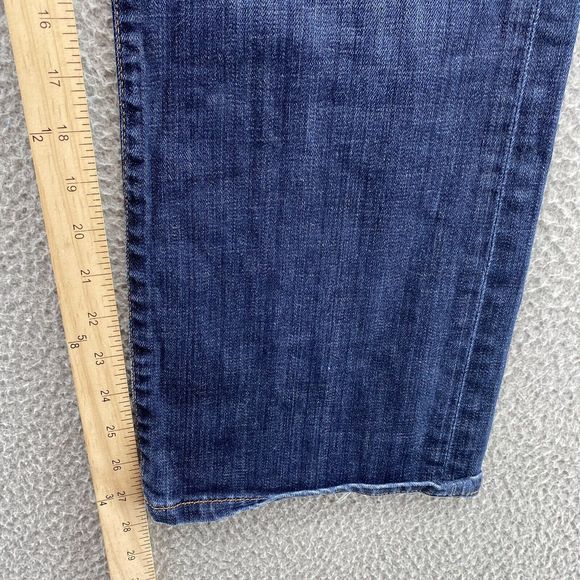 AG Adriano Goldschmied Men's Straight Jeans - Dark Blue - Picture 6 of 16